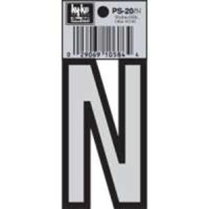 Hy-Ko PS-20/N Vinyl lettering Reflective House Letter N, Size 3-1/4" Free Shipping Reliable
