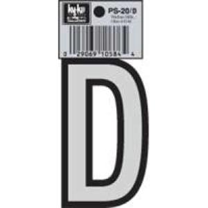 Hy-Ko PS-20/D Vinyl lettering Reflective House Letter D, Size 3-1/4" Sale Browse