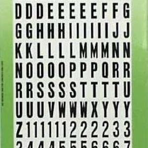 Hy-Ko MM-6 "Self-Adhesive" Vinyl Letters And Numbers 1" Extremely Cheap Pice