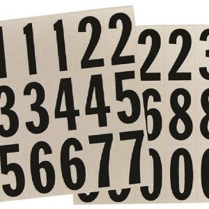 Hy-Ko MM-22N Self-Adhesive Reflective Number Set, 2" Official Site