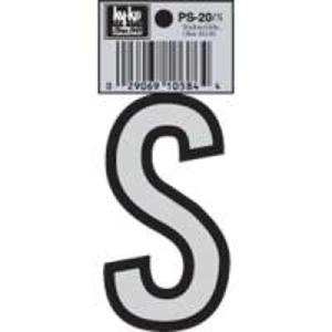 Hy-Ko PS-20/S Vinyl lettering Reflective House Letter S, Size 3-1/4" Exclusive Online