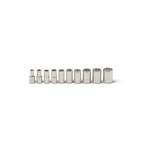Wright Tool 209 1/4 Drive 10 Piece 12 Point Standard Socket Set Outlet Manchester Great Sale