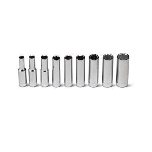 Wright Tool 208 9 Piece 1/4" Drive 6 Point Deep SAE Socket Set Quality Free Shipping Outlet