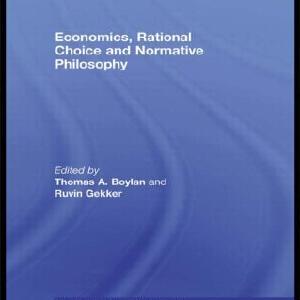 Economics, Rational Choice and Normative Philosophy Discount Wholesale
