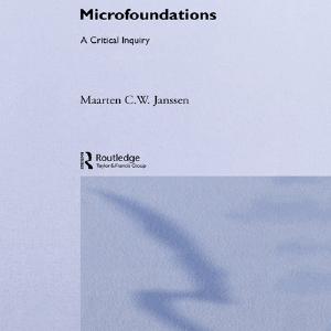 Microfoundations Outlet New