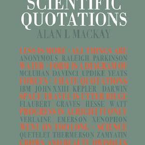 Dictionary of Scientific Quotations - Hardback Discount Latest