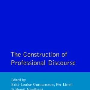 Construction of Professional Discourse - Paperback / softback Clearance Choice