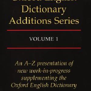 Oxford English Dictionary Additions Series Lowest Pice