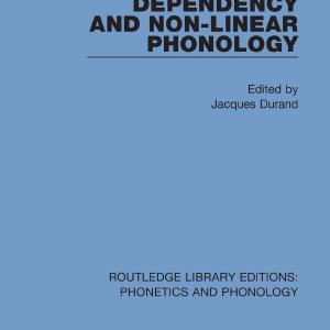 Dependency and Non-Linear Phonology - Paperback / softback Free Shipping Low Shipping