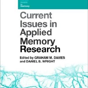 Current Issues in Applied Memory Research - Hardback Low Pice Fee Shipping For Sale