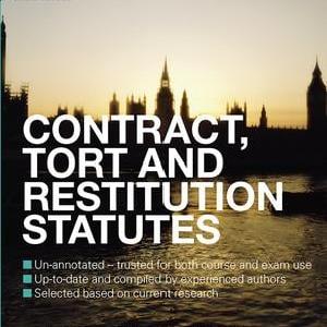 Contract, Tort and Restitution Statutes 2012-2013 - Hardback Cheap Pices Authentic