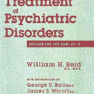 Treatment Of Psychiatric Disorders - Paperback / softback Sale Enjoy