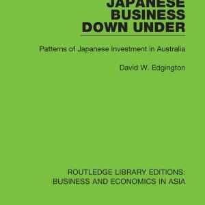 Japanese Business Down Under - Paperback / softback Buy Cheap Wide Range Of