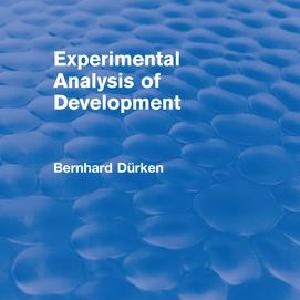 Experimental Analysis of Development - Paperback / softback 2025 Cheap Online