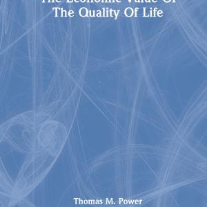 Economic Value Of The Quality Of Life - Hardback 2025 Newest Online