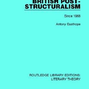 British Post-Structuralism - Paperback / softback Clearance Extremely
