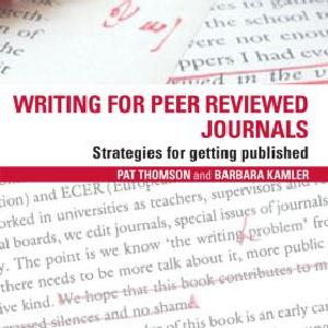 Writing for Peer Reviewed Journals - Paperback / softback Free Shipping With Credit Card