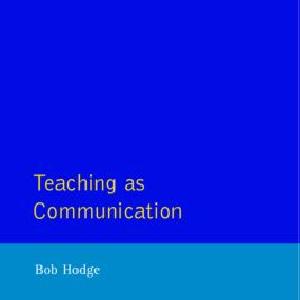 Teaching as Communication - Paperback / softback Cheap Professional