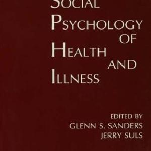Social Psychology of Health and Illness - Paperback / softback Store Cheap Online