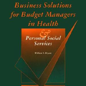 Business Solutions for Budget Managers in Health and Personal Social Services - Paperback / softback Buy Cheap Buy