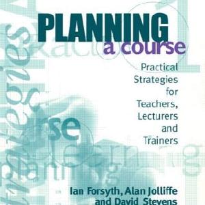 Planning a Course - Paperback / softback Cheap Best Seller