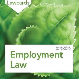 Employment Lawcards 2012-2013 - Hardback Best Place Sale Online