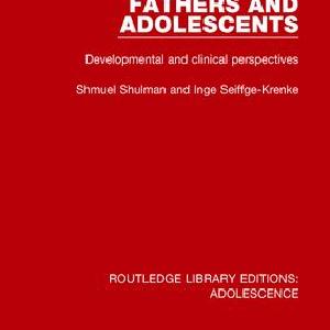 Fathers and Adolescents - Paperback / softback From China Cheap Pice