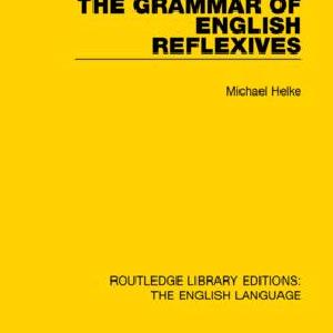 Grammar of English Reflexives - Paperback / softback Free Shipping Low Pice Fee Shipping