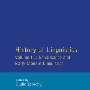 History of Linguistics Vol III Buy Cheap Discount