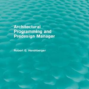 Architectural Programming and Predesign Manager Cheap Sale Pay With Paypal