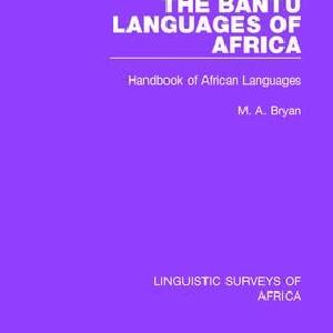 Bantu Languages of Africa Buy Cheap Discount
