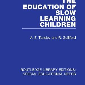 Education of Slow Learning Children - Paperback / softback Outlet Pay With Paypal