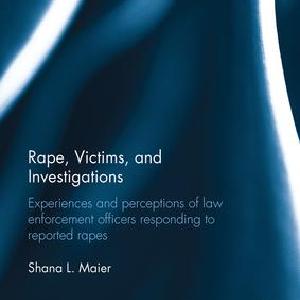 Rape, Victims, and Investigations - Paperback / softback Free Shipping 100% Original