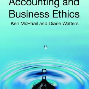 Accounting and Business Ethics - Paperback / softback Cheap Outlet Store