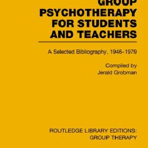 Group Psychotherapy for Students and Teachers - Paperback / softback Free Shipping Fashion Style
