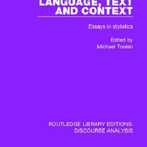 Language, Text and Context - Paperback / softback Cheap Fashion Style