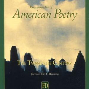 Encyclopedia of American Poetry: The Twentieth Century - Hardback For Sale Free Shipping