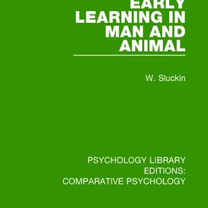 Early Learning in Man and Animal - Paperback / softback Buy Cheap Release Dates
