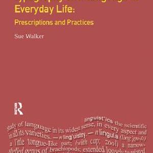 Typography & Language in Everyday Life - Hardback Latest Sale Online