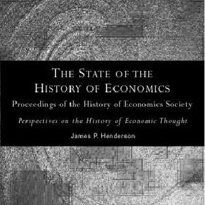 State of the History of Economics - Hardback Low Cost Online