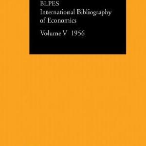 Intl Biblio Econom 1956 Vol  5 - Hardback Free Shipping Very Cheap