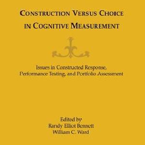 Construction Versus Choice in Cognitive Measurement Discount Newest
