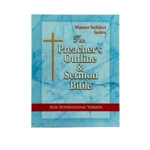 The Preacher's Outline & Sermon Bible: Master Subject Index With Paypal For Sale