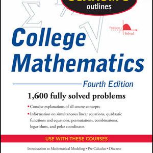 Schaum's Outline of College Mathematics, Fourth Edition Sale Online Online