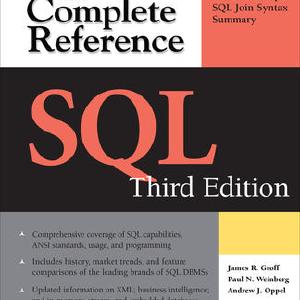 SQL The Complete Reference, 3rd Edition Free Shipping Online