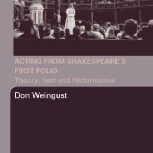 Acting from Shakespeare's First Folio Fashionable Cheap Online