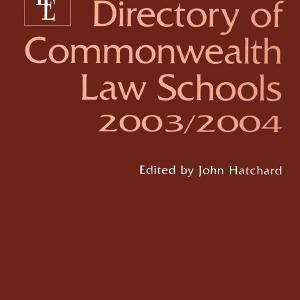 Directory of Commonwealth Law Schools 2003-2004 Sale 2025 New