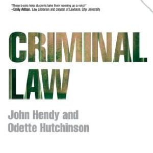 Optimize Criminal Law - Paperback / softback Latest Collections Online