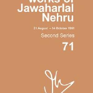 Selected Works of Jawaharlal Nehru Second series Vol 71 Clearance Sast