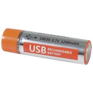 18650 USB Recharge Lithium Polymer Battery - Pack of 2 Pay With Paypal For Sale